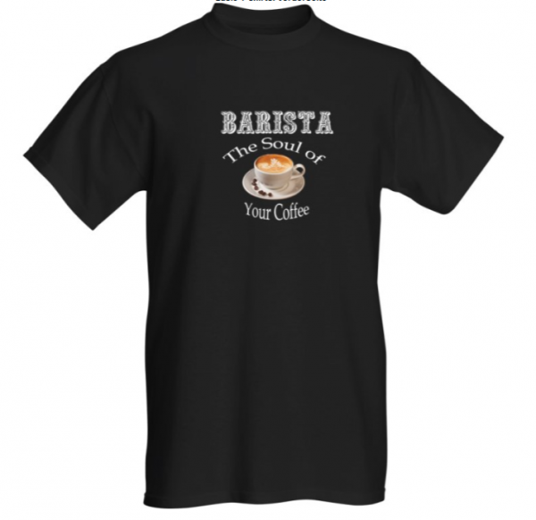 Shirt mit Aufdruck:Barista the Soul of your Coffee